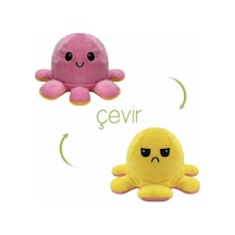 Duygulu Peluş Ahtapot Yastık 20 Cm Çok Renkli