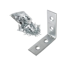 25 Adet Metal Köşebent 40x40x15 Mm İnce L Demiri Gönye Mobilya Duvar Sabitleme Bağlantı Apara