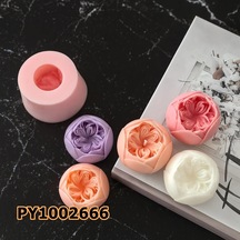 Py1002666 - Silikon Kalıp Mum Kalıbı Şakayık