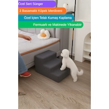 3 Basamaklı Kedi Ve Köpek Merdiveni