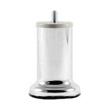 Metal Baza Koltuk Kanepe Sehpa Ayağı Krom 12 Cm M8 Ince Diş 6'lı Metalik
