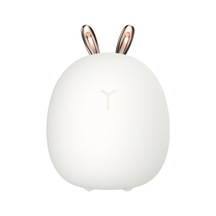 Soulader Led Işık Yansıtmalı Dekoratif Tavşan Figürü, Usb Kablolu Oda Dekorasyonu Ve Gece Lambası Çok Renkli