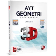 3D Yayınları Ayt Geometri Tamamı Video Çözümlü Soru Bankası 0922