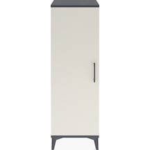 Arges Dolap Tek Kapaklı Tek Askılı 44x30x134 Antrasit-aytaşı Antrasit