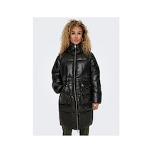 Only Siyah Kadın Kaban Onlsky Oversızed Puffer Coat Cc Otw