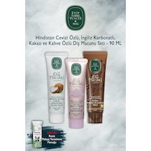 Eyüp Sabri Tuncer 90 Ml 3'lü Hindistan Cevizi, Karbonat, Kakao Diş Macunu, Rosie Beyazlık
