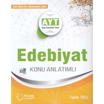 YKS-AYT Edebiyat Konu Anlatımlı  -  Taylan Tatlı  -  Palme Yayınları