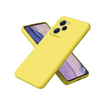 Newface Xiaomi Poco X5 Pro 5g Nano İçi Kadife Silikon - Sarı