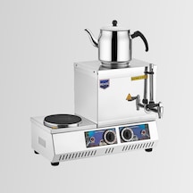 Remta K30 15 Model Tek Demlikli Elektrikli Çay Ocağı - Kahveci Takımı 13 Lt 1500 W