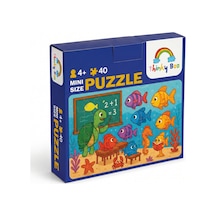 Deniz Okulu Mini Puzzle 40 Parça 3-7 Yaş Eğitici Çocuk Puzzle Yapboz