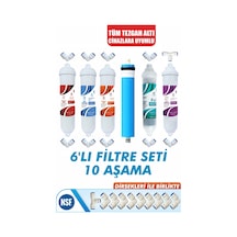 Kapalı Kasa Su Arıtma Cihazı 6 filtre 10 Aşama Filtre Seti
