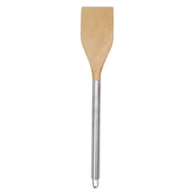 Evmoni Ahşap Uçlu Metal Servis Gereçleri Spatula 3 Adet Çok Renkli