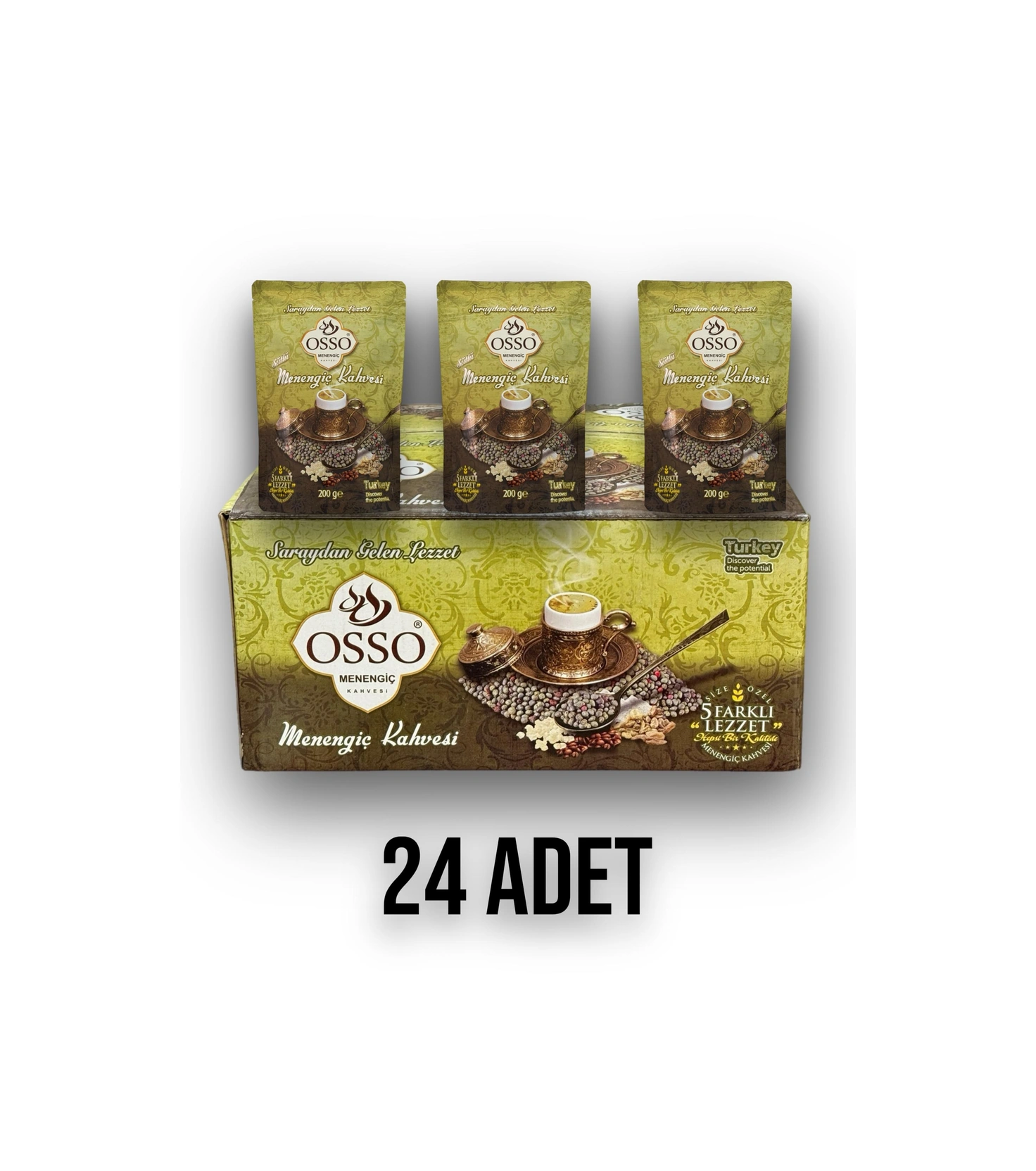 Osso 24'lü Menengiç Kahvesi 24x200 4800gr Diğer