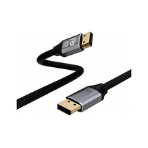 3 Metre Displayport 1.2 Premium 4k Uhd Kablo - 21.6gbps Hız, 4k 60hz, 2k 165hz, 1080p, Ultra Hd, Displayport 1.2 Uyumlu, Derin Renk Desteği Zr836 3 Metre