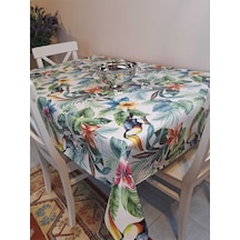 Elyaflı Pvc Masa Örtüsü Modern, Dayanıklı, Silinebilir Ve Şık Görünüm Fnt8303 Yeşil