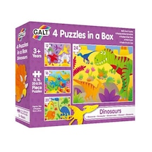 Galt 4 Puzzles İn a Box Dinosaurs 3 Yaş+