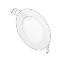 5 Adet 6w 6500k Beyaz Smd Ledli Yuvarlak Slim Panel Kdl400 Beyaz