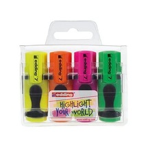 Edding 7 Mini Highlighter Fosforlu Işaretleme Kalemi 4 Renk Set
