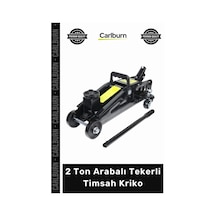Kriko Hidrolik Profesyonel Oto Tamir Bakım Servis Ekipmanı 2 Ton Arabalı Tekerli Timsah Kriko