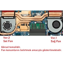 Asus Fx505du-mb53 Fan V2 Sol Fan 1 Adet