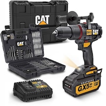 Cat Dx13set 18V 5.0ah Graphene Li-ion Akülü Kömürsüz Darbeli Matkap + Da01903 201 Parça Set