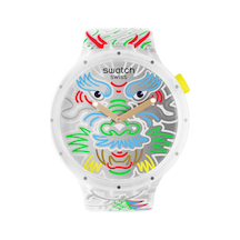 Sb05z102 Swatch Dragon İn Cloud Erkek Kol Saati Çok Renkli