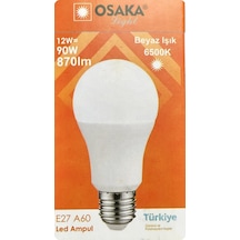 1 Adet Osaka 12w 90w Beyaz Işık 6500k E27 Duylu Kalın Duy Led Ampul