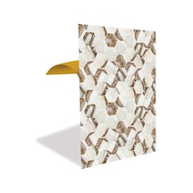 Tink Kendinden Yapışkanlı Kahverengi Petek Desenli Pvc Panel 41x62 Cm
