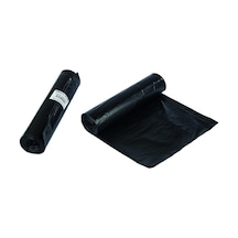 Endüstriyel Çöp Poşeti Jumbo Boy Siyah 10 Rulo ( 80X110 Cm )