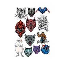 Kurt Wolf Sticker Set-3 13 Parça Telefon, Tablet, Defter, Laptop Sticker