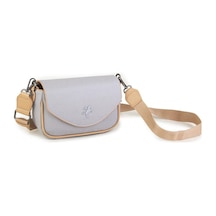 Nas Bag Çapraz Çanta Gri Camel Gofraj Gri
