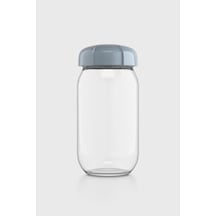 Renga Rhea 1000 Ml Turkuaz Kapaklı Cam Kavanoz 131012