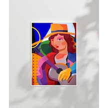 Çerçevesiz Poster Müzikal Portre