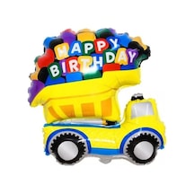 Happy Bırthday Kamyon Folyo Balon 80 Cm