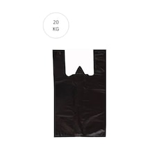 Siyah Atlet Poşet Büyük Boy 50x90 Cm Takriben 240 Adet 20 Kg