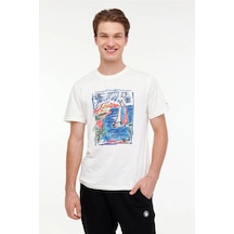 Lumberjack Ml Willy 4fx Erkek Tişört Ekru 11ds1006 001