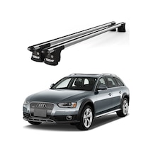 Trio-ı Audi A4 Allroad 2009 Ve Sonrası Uyumlu Kilitli Ara Atkı 120cm Port Bagaj Tavan Barı