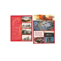 Çanakkale sticker 13x18 ebat 6x4 cm resim ebatları 48 adet foto