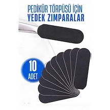 Zenvac Ayak Törpü Yedeği Yapışkanlı Törpü Zımparası Pedikür Törpü Yedeği 10 Adet Zenvac29