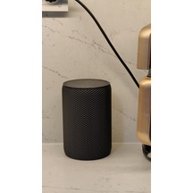 Modern Geometrik Dokulu Masaüstü Çöp Kovası - 18 Cm Siyah