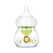 60 Ml Geniş Ağız Anti-kolik Options+ Desenli Cam Biberon Aslan, Tekli Paket Açık