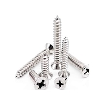 3,5x25 Mm Galvanizli Sunta Ve Ağaç Vidası 200 Adet