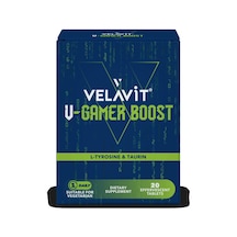 Velavit V- Gamer Boost L-Tyrosine & Taurin 20 Efervesan Tablet