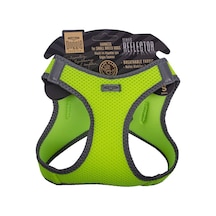 Doggie Havalı Dokuma Reflektör Serisi Küçük Irk Göğüs Tasması Sarı S-32-38Cm Sarı