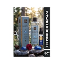 Deep Blue Kolonya İkili Set 400 Ml Dökmeli + 60 Ml Sprey Cep Boy %80 Alkollü