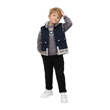 Canöz Bebe Good Look Baskılı Şişme Yelekli Erkek Takım 1-4 Yaş -3718819 - Lacivert Lacivert