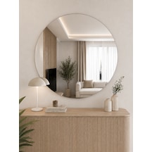 Effe 90 Cm Yuvarlak Ayna Çerçevesiz Düz