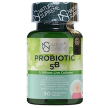 Natures Supreme Probiotic 5B 30 Kapsül Aromasız