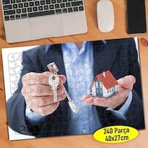 Emlakçılık Sektörü İş Dünyası 240 Parça Puzzle Yapboz-65451008