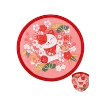 Fenomen Katlanabilir Yelpaze Çantalı 20 Cm Taşınabilir El Yelpazesi, Yazlık Plaj Yelpazesi, Kore Yelpazesi, Kamp Piknik Seyahat İçin Hafif Ve Pratik El Yelpazesi, Japon Yelpaze Model 04